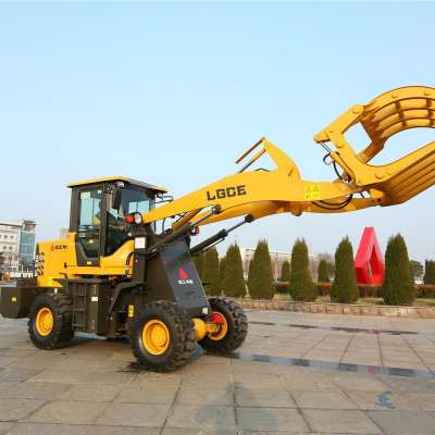 LGCE mini wheel loader 1.5 ton WL930 0.7cbm bucket loose material loader  mini digger switch rcm loader